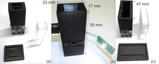 Portable measurement device prototype for colorimetric characterization